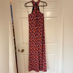 EUC Trina Turk patterned maxi dress